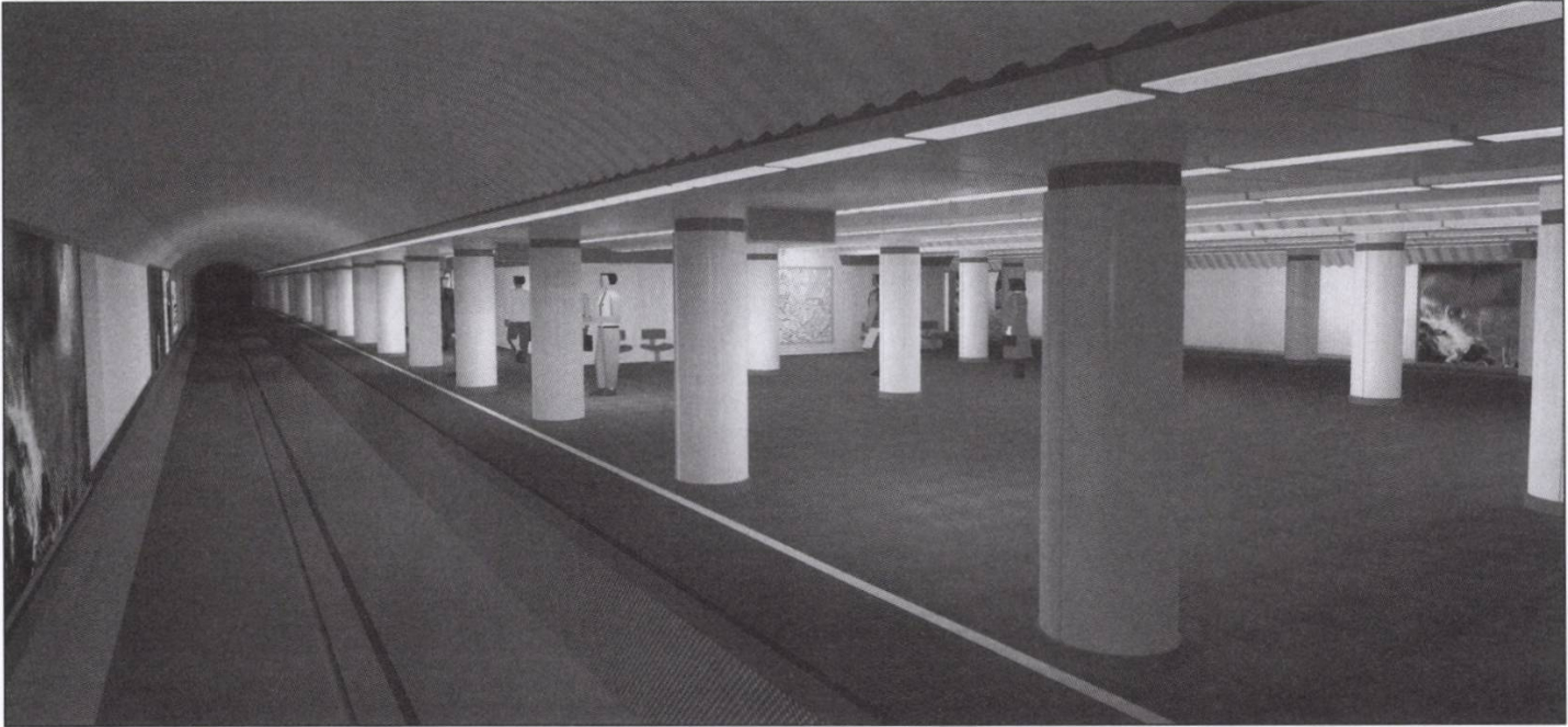 Budapest, M2 metró, Kossuth Lajos tér, felújítás, látványterv