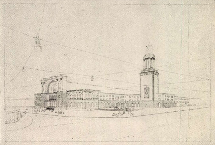 Budapest, M2 metró, Keleti pályaudvar, Magyar Építőművészet, látványterv