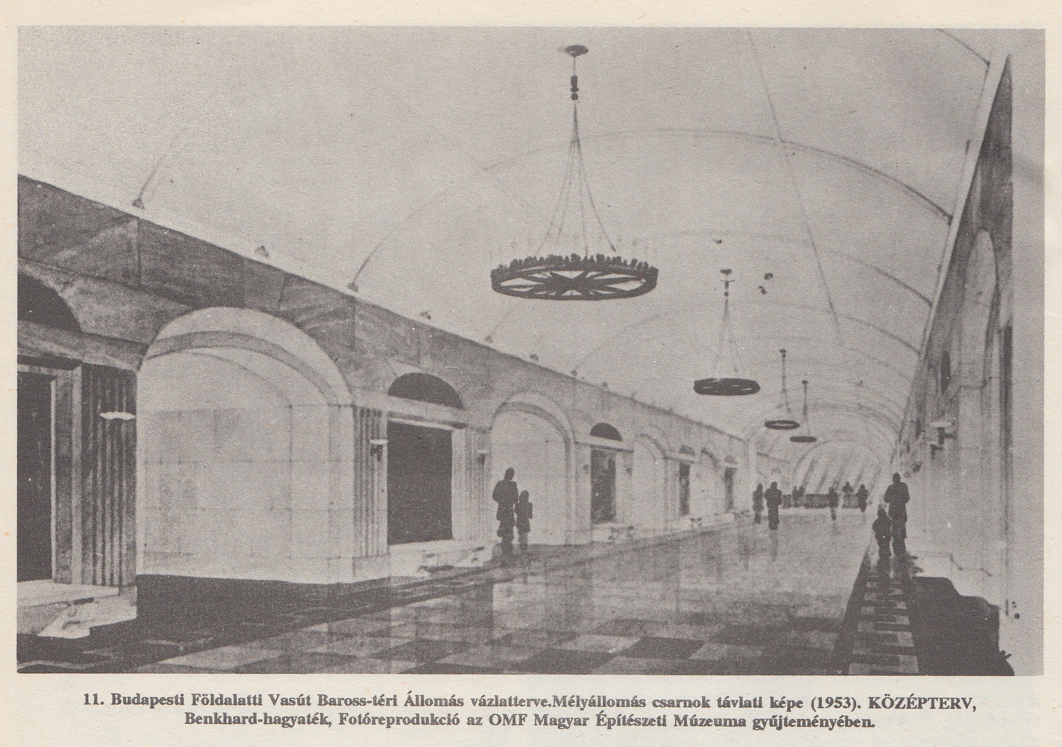 Budapest, M2 metró, Keleti pályaudvar, Pavilon 1991, látványterv