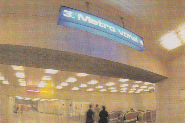 Budapest, M3 metró, Deák Ferenc tér, bélyegkép