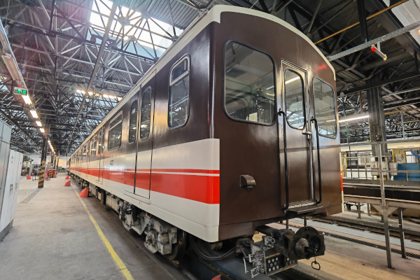 Budapest, Ganz-Hunslet G2, prototípus metró jármű, bélyegkép