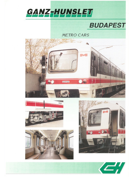 Budapest, Ganz-Hunslet G2, prototípus metró jármű, bélyegkép