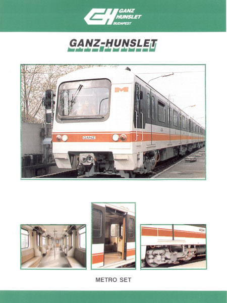 Budapest, Ganz-Hunslet G2, prototípus metró jármű, bélyegkép