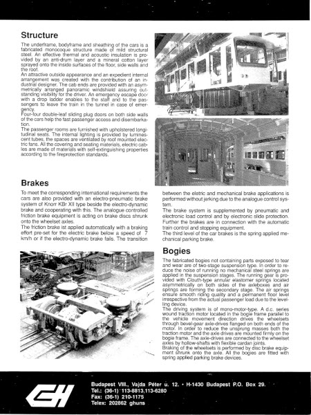 Budapest, Ganz-Hunslet G2, prototípus metró jármű, bélyegkép