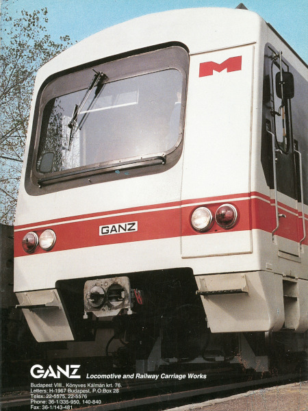 Budapest, Ganz-Hunslet G2, prototípus metró jármű, bélyegkép