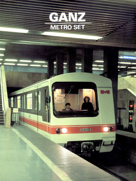 Budapest, Ganz-Hunslet G2, prototípus metró jármű, bélyegkép