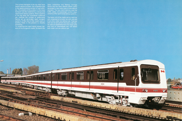 Budapest, Ganz-Hunslet G2, prototípus metró jármű, bélyegkép