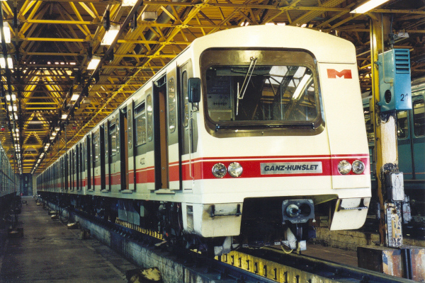 Budapest, Ganz-Hunslet G2, prototípus metró jármű, bélyegkép