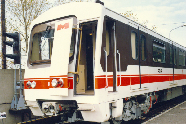 Budapest, Ganz-Hunslet G2, prototípus metró jármű, bélyegkép