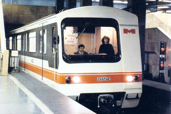 Budapest, Ganz-Hunslet G2, prototípus metró jármű, bélyegkép