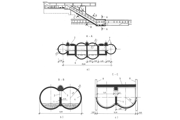 metró, mozgólépcső jeltakna, bélyegkép