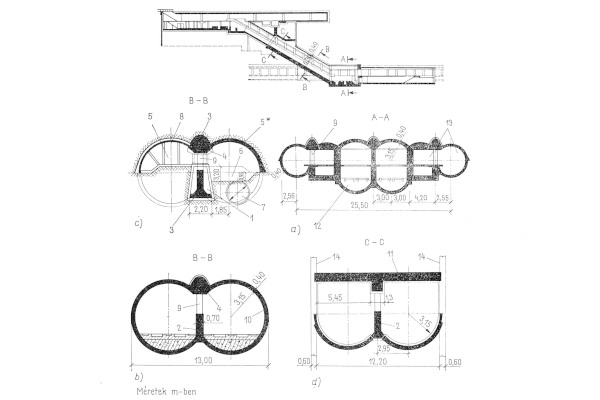 metró, mozgólépcső jeltakna, bélyegkép