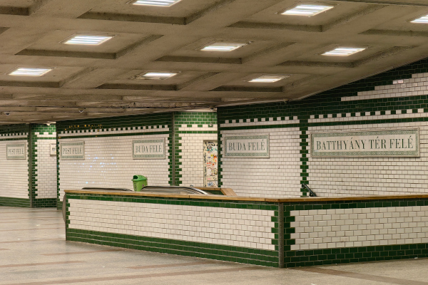 Budapest, Margit híd, HÉV állomás, bélyegkép