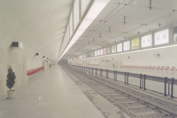 Budapest, Margit híd, HÉV állomás, bélyegkép