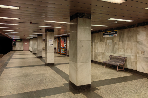 Budapest, M1 metró, Deák Ferenc tér, bélyegkép