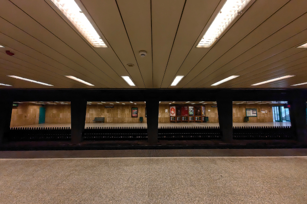 Budapest, M1 metró, Széchenyi fürdő, bélyegkép