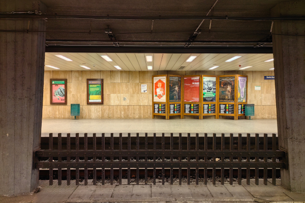 Budapest, M1 metró, Széchenyi fürdő, bélyegkép