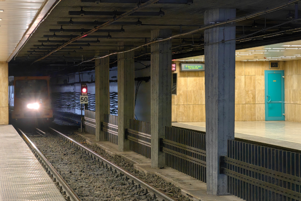 Budapest, M1 metró, Széchenyi fürdő, bélyegkép