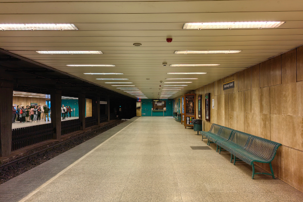 Budapest, M1 metró, Széchenyi fürdő, bélyegkép