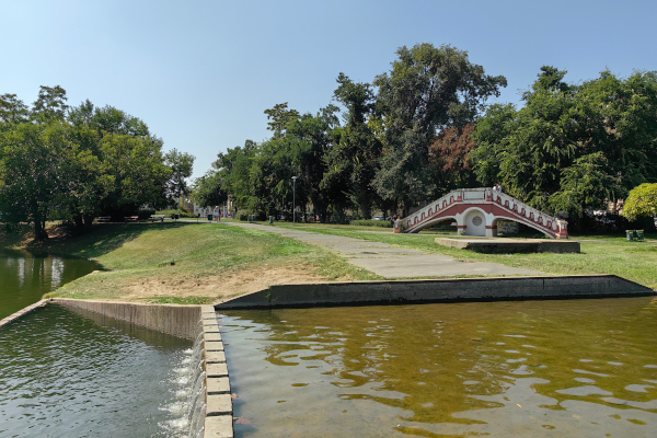 Budapest, M1 metró, Városligeti-tó, alagút, bélyegkép
