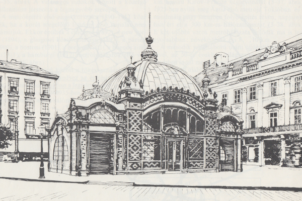 Budapest, M1 metró, Deák Ferenc tér, lejárócsarnok, bélyegkép