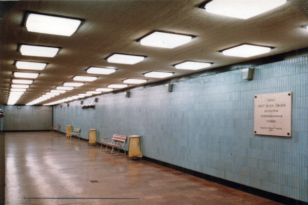 Budapest, M1 metró, Széchenyi fürdő, bélyegkép