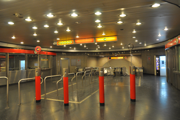 Budapest, M2 metró, Déli pályaudvar, bélyegkép