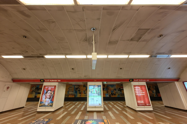 Budapest, M2 metró, Széll Kálmán tér, bélyegkép