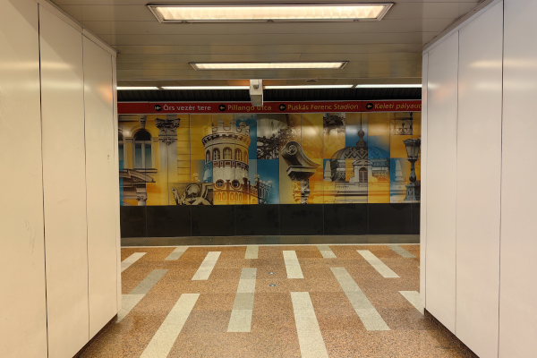 Budapest, M2 metró, Széll Kálmán tér, bélyegkép