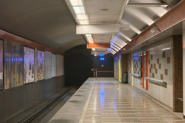 Budapest, M2 metró, Széll Kálmán tér, bélyegkép