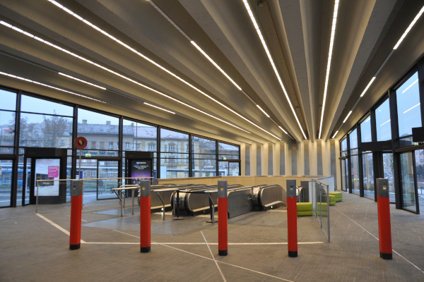 Budapest, M2 metró, Széll Kálmán tér, bélyegkép