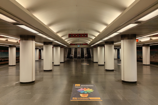 Budapest, M2 metró, Batthyány tér, bélyegkép