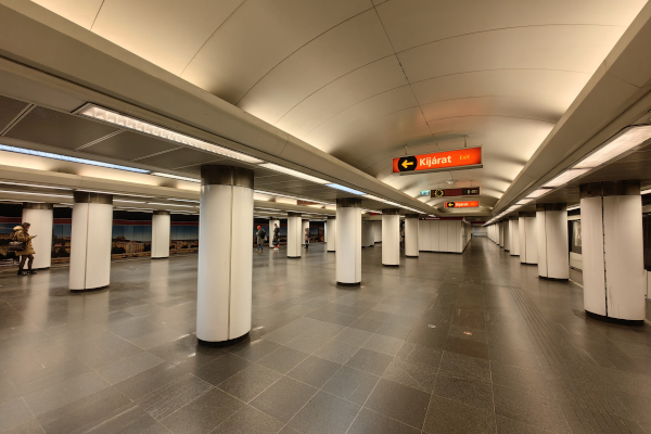 Budapest, M2 metró, Batthyány tér, bélyegkép