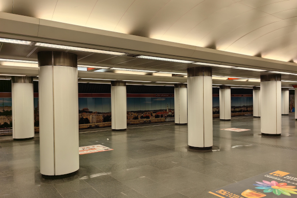 Budapest, M2 metró, Batthyány tér, bélyegkép