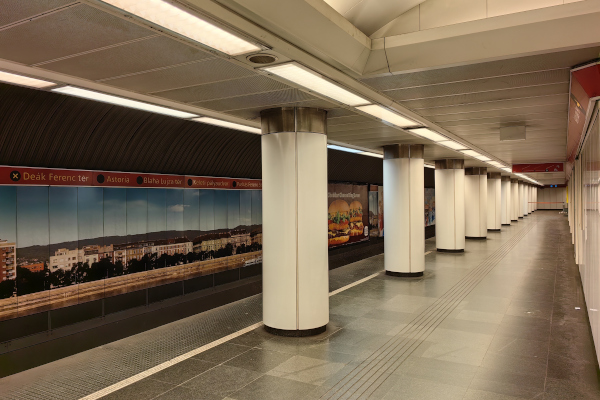 Budapest, M2 metró, Batthyány tér, bélyegkép