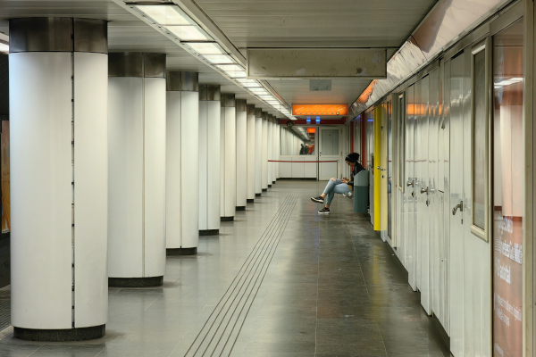 Budapest, M2 metró, Batthyány tér, bélyegkép