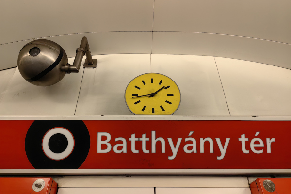 Budapest, M2 metró, Batthyány tér, bélyegkép