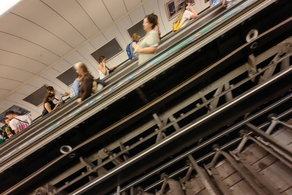 Budapest, M2 metró, Batthyány tér, bélyegkép