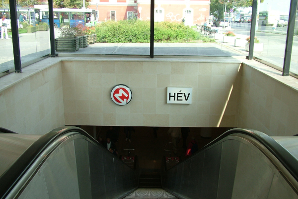 Budapest, M2 metró, Batthyány tér, bélyegkép