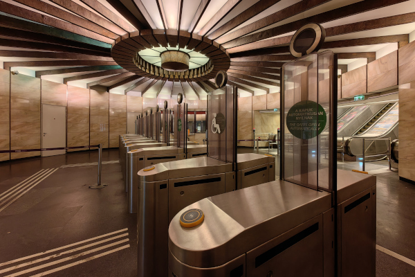 Budapest, M2 metró, Deák Ferenc tér, bélyegkép