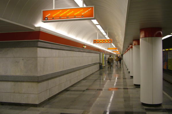 Budapest, M2 metró, Astoria, bélyegkép