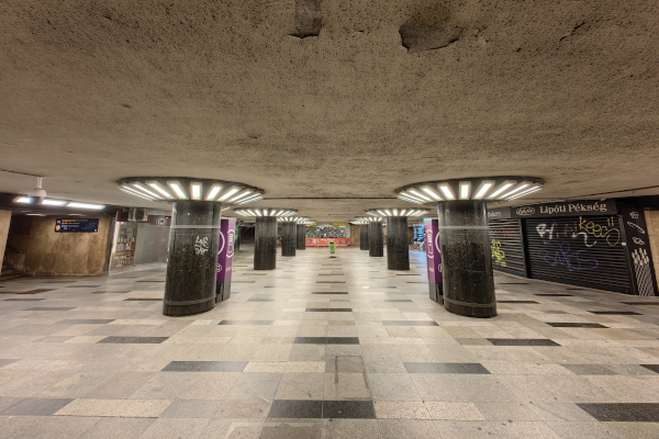 Budapest, M2 metró, Astoria, bélyegkép