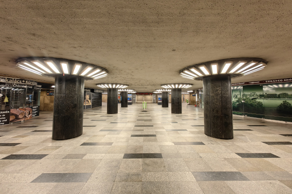 Budapest, M2 metró, Astoria, bélyegkép