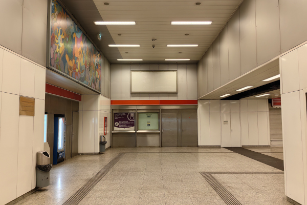 Budapest, M2 metró, Keleti pályaudvar, bélyegkép