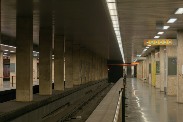 Budapest, M2 metró, Puskás Ferenc stadion, bélyegkép