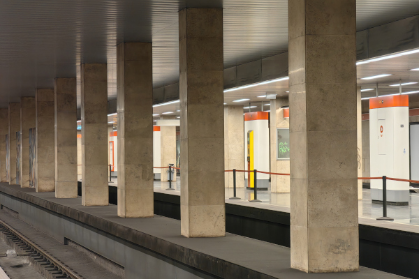 Budapest, M2 metró, Puskás Ferenc stadion, bélyegkép
