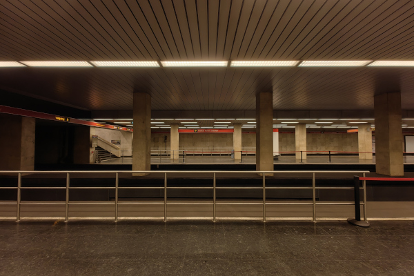 Budapest, M2 metró, Puskás Ferenc stadion, bélyegkép