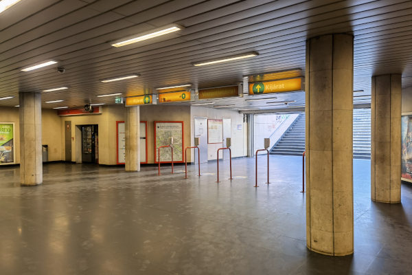 Budapest, M2 metró, Puskás Ferenc stadion, bélyegkép