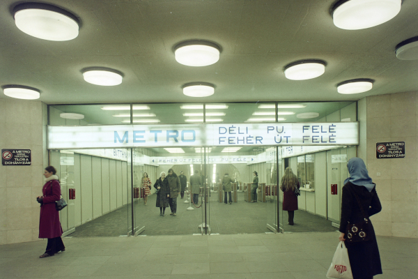 Budapest, M2 metró, Batthány tér, bélyegkép