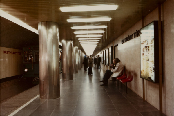 Budapest, M2 metró, Batthány tér, bélyegkép